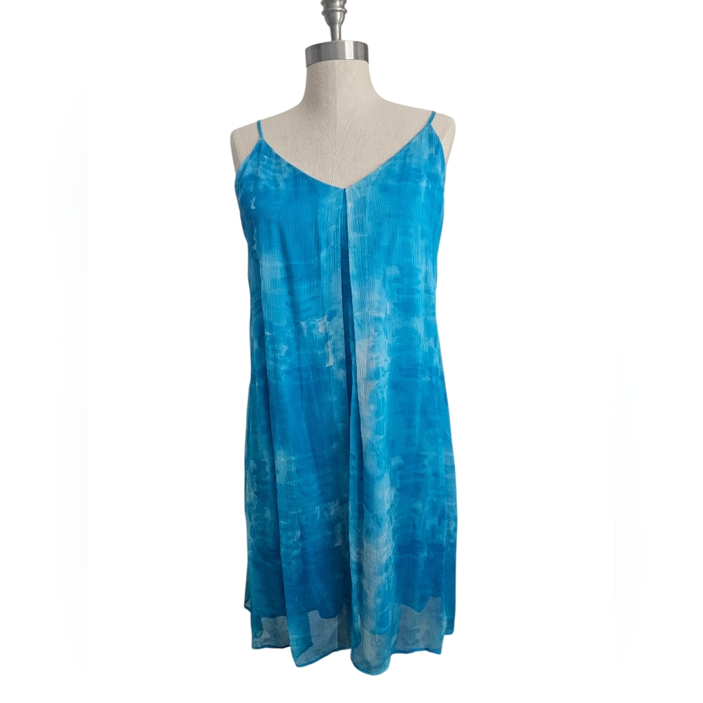 ALICE + OLIVIA Cloud Blue Jazz Tank Dress | SZ M